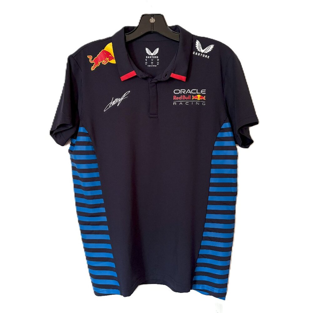 Castore Oracle Red Bull F1 Racing Polo Shirt Size US 10/ EUR 42 Perez #11
